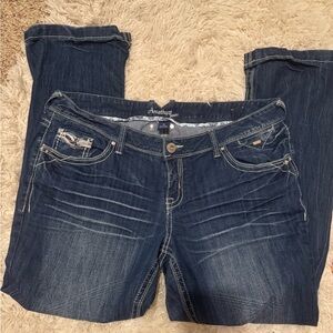 Amethyst Jeans Women's Dark Blue Boot Cut Jeans